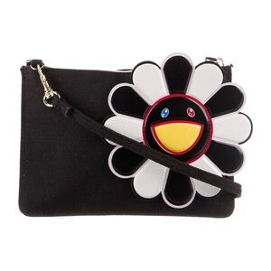 Shu Uemura x Murakami Black & White Flower Crossbody Bag GUC